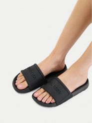 Hunter Klapki CEO-3C048 Czarny. Czarne klapki Hunter, bez wzorów, z syntetyku, bez obcasa, bez zapięcia. Za 119.99 zł.