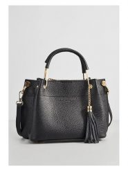 Christian Laurier Skórzana torebka "Lamy" w kolorze czarnym - 27 x 18 x 11 cm rozmiar: onesize. Czarne torebki klasyczne Christian Laurier, bez wzorów, z materiału, przez ramię, bez dodatków. Za 322.45 zł.