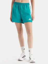 Adidas Szorty sportowe Tiro x Common Goal JL9208 Turkusowy Loose Fit. Niebieskie szorty sportowe adidas, bez wzorów, z syntetyku. Za 139.99 zł.