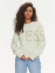 Guess Bluza Vintage Logo W4GQ10 KC8I0 Żółty Relaxed Fit. Żółte bluzy Guess, s, z aplikacjami, z bawełny, bez kaptura. Za 599.99 zł.
