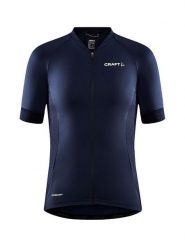 Craft Koszulka kolarska "ADV Endur" w kolorze granatowym rozmiar: M. Niebieskie t-shirty sportowe Craft, m, bez wzorów, z materiału, bez ramiączek, rowerowe. Za 185.45 zł.