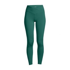 Legginsy treningowe damskie Casall Overlap High Waist. Zielone legginsy Casall, bez wzorów, z elastanu, sportowe. Za 149.99 zł.