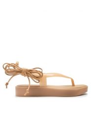 Melissa Sandały Melissa Unique Strap + Camila Coutinho 33658 Beżowy. Brązowe sandały Melissa, bez wzorów, ze skóry, bez obcasa, na płaskiej podeszwie, bez zapięcia. Za 509.99 zł.