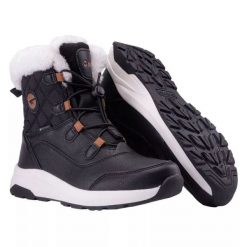 Buty Hi-Tec Mester Wp Teen Jr 92800555587 czarne. Czarne śniegowce bez wzorów, z futra, bez zapięcia. Za 315.07 zł.