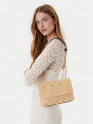 Guess Torebka Giully II HWWE96 73200 Beżowy. Brązowe torebki klasyczne Guess, z aplikacjami, z syntetyku, bez dodatków. Za 359.99 zł.