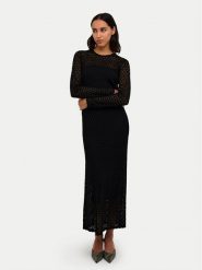 Karen by Simonsen Sukienka dzianinowa Naomi10104858 Granatowy Straight Fit. Niebieskie sukienki Karen by Simonsen, xs, bez wzorów, z dzianiny, bez kołnierzyka, bez ramiączek. Za 309.99 zł.
