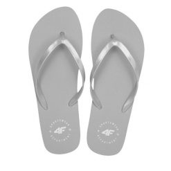 Japonki 4F. Szare japonki 4f, bez wzorów, sportowe. Za 39.99 zł.