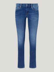Pepe Jeans Dżinsy "Soho" - Skinny fit - w kolorze granatowym rozmiar: W32/L30. Niebieskie jeansy Pepe Jeans, l, z aplikacjami, z jeansu, klasyczne. Za 229.46 zł.
