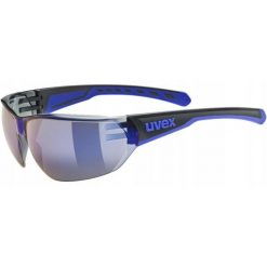 Okulary rowerowe dla dorosłych Uvex EQUATE. Czarne okulary przeciwsłoneczne UVEX, bez wzorów. Za 92.18 zł.