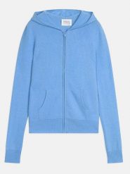 AUTHENTIC CASHMERE Kaszmirowy kardigan "Colombis" w kolorze błękitnym rozmiar: L. Niebieskie swetry AUTHENTIC CASHMERE, l, bez wzorów, z kaszmiru, bez ramiączek. Za 341.39 zł.