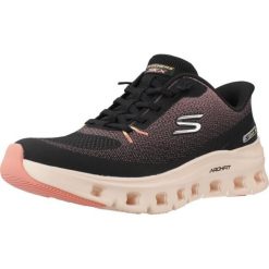Buty SKECHERS SLIP-INS ARCH FIT GLIDE STEP PRO Czarny. Czarne buty trekkingowe Skechers, z tkaniny, bez zapięcia. Za 440.99 zł.