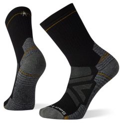 Skarpety Trekkingowe unisex Smartwool Hike Full Cushion Crew Socks. Czarne skarpetki Smartwool, bez wzorów, z wełny. Za 139.99 zł.