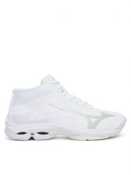 Mizuno Buty halowe Wave Lightning Pro Mid V1GC2665 Biały. Białe buty treningowe Mizuno, bez wzorów, z materiału, bez zapięcia. Za 559.99 zł.