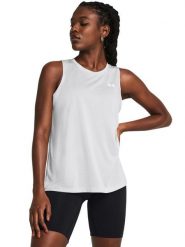 Under Armour Top sportowy w kolorze szarym rozmiar: S. Szare topy sportowe Under Armour, s, bez wzorów, z materiału, outdoorowe. Za 81.95 zł.