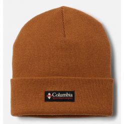 Czapka zimowa Columbia City Trek Heavyweight Beanie - camel brown. Brązowe czapki zimowe Columbia, bez wzorów, sportowe. Za 71.99 zł.