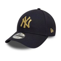 Czapka z daszkiem New Era 9FORTY New York Yankees Metallic 60595195. Niebieskie czapki z daszkiem New Era, bez wzorów. Za 128.00 zł.