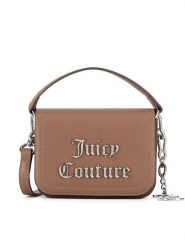 Juicy Couture Torebka BIJXT3264WVP Brązowy. Brązowe torebki klasyczne Juicy Couture, bez wzorów, z tworzywa sztucznego, bez dodatków. Za 259.99 zł.