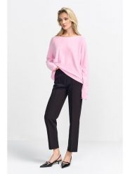 Rich & Royal Sweter w kolorze jasnoróżowym rozmiar: S. Różowe swetry Rich & Royal, s, bez wzorów, bez ramiączek. Za 208.99 zł.