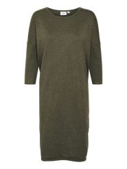 SAINT TROPEZ Sukienka "Saint Tropez" w kolorze khaki rozmiar: M. Brązowe sukienki Saint Tropez, na co dzień, m, bez wzorów, bez kołnierzyka, bez ramiączek, mini, proste. Za 136.45 zł.