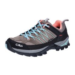Buty trekkingowe damskie CMP Rigel Low. Brązowe buty trekkingowe CMP, z materiału, bez zapięcia. Za 518.00 zł.
