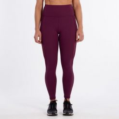 Legginsy Rox R-silky Mesh Purple. Fioletowe legginsy sportowe Roxy, bez wzorów, z meshu, z podwyższonym stanem. Za 235.99 zł.
