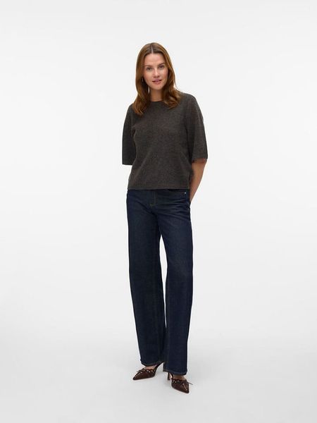 Vero Moda Sweter w kolorze brązowym rozmiar: XL. Brązowe swetry Vero Moda, xl, bez wzorów, z wełny, bez ramiączek. Za 109.95 zł.