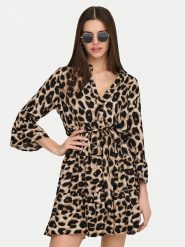 ONLY Sukienka letnia Athena 15219486 Biały Regular Fit. Białe sukienki ONLY, xs, bez wzorów, z syntetyku, bez kołnierzyka, bez ramiączek. Za 109.99 zł.