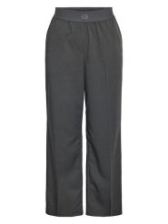 Noisy may Spodnie w kolorze szarym rozmiar: S. Szare spodnie materiałowe Noisy May, bez wzorów, z materiału, z podwyższonym stanem. Za 74.11 zł.