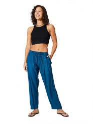 Aller Simplement Spodnie w kolorze niebieskim rozmiar: 34-40. Niebieskie spodnie materiałowe Aller Simplement, bez wzorów, z materiału. Za 56.99 zł.