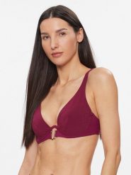 Chantelle Góra od bikini Glow C15T10 Bordowy. Czerwone bikini Chantelle, bez wzorów, z syntetyku. Za 239.99 zł.