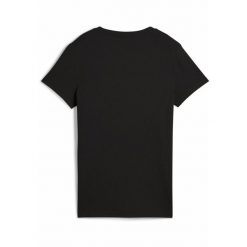 Damska koszulka prążkowana ESS ELEVATED PUMA Black. Czarne t-shirty sportowe Puma, xl, bez wzorów, prążkowane, bez ramiączek. Za 129.00 zł.