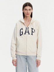 Gap Bluza 831200-03 Beżowy Relaxed Fit. Brązowe bluzy GAP, xs, bez wzorów, z bawełny, bez kaptura. Za 169.99 zł.