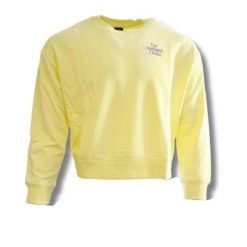 Bluza Damska New Balance Athletics IC Crewneck Sweatshirt 2 - WT13562-SAY. Żółte bluzy New Balance, bez wzorów, sportowe, bez ramiączek, bez kaptura. Za 132.99 zł.