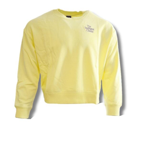 Bluza Damska New Balance Athletics IC Crewneck Sweatshirt 2 - WT13562-SAY. Żółte bluzy New Balance, bez wzorów, bez kaptura, do koszykówki. Za 132.99 zł.