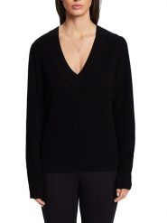 ESPRIT Sweter w kolorze czarnym rozmiar: XXS. Czarne swetry Esprit, xxs, bez wzorów, bez ramiączek. Za 43.99 zł.