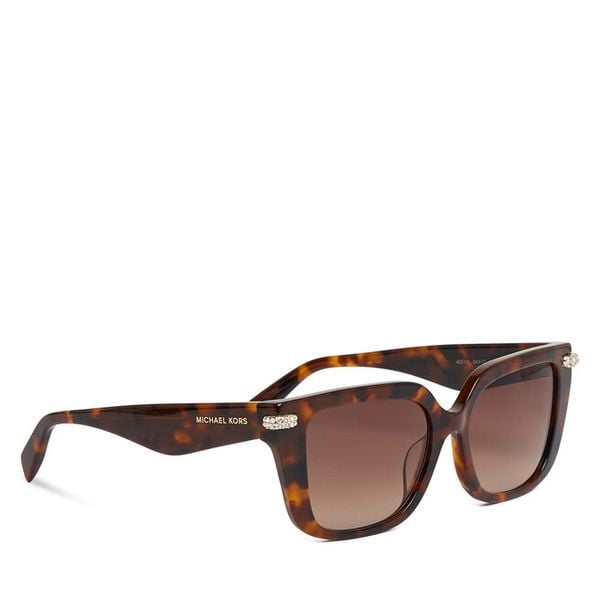 Okulary przeciwsłoneczne MICHAEL Michael Kors. Brązowe okulary przeciwsłoneczne MICHAEL Michael Kors, bez wzorów. Za 559.99 zł.