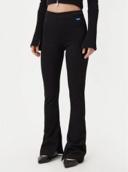 HUGO Spodnie materiałowe 50531189 Czarny Regular Fit. Czarne spodnie materiałowe Hugo, bez wzorów, z materiału. Za 329.99 zł.