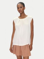 ViCOLO Bluzka TD0763 Écru Regular Fit. Bluzki ViCOLO, m, bez wzorów, z syntetyku, bez kołnierzyka, bez ramiączek. Za 159.99 zł.