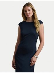 LAUREN RALPH LAUREN Sukienka wieczorowa 253957568001 Granatowy. Niebieskie sukienki Lauren Ralph Lauren, bez wzorów, z syntetyku, wizytowe, bez kołnierzyka, bez ramiączek. Za 979.99 zł.