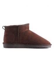 ISLAND BOOT Botki zimowe "Miley" w kolorze brązowym rozmiar: 40. Brązowe botki Island Boot, bez wzorów, z materiału, bez obcasa, bez zapięcia. Za 168.46 zł.