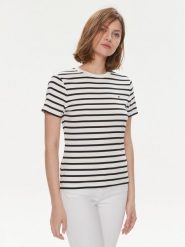 Tommy Hilfiger T-Shirt New Cody WW0WW40587 Écru Slim Fit. T-shirty Tommy Hilfiger, l, bez wzorów, z bawełny, bez kołnierzyka, bez ramiączek. Za 189.99 zł.