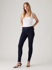 Levi's Dżinsy "721" - Skinny fit - w kolorze granatowym rozmiar: W30/L32. Niebieskie jeansy Levi's, l, z aplikacjami, klasyczne, z podwyższonym stanem. Za 159.95 zł.