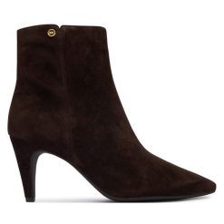Botki MICHAEL Michael Kors. Brązowe botki MICHAEL Michael Kors, bez wzorów, bez obcasa, na szpilce, bez zapięcia. Za 879.99 zł.