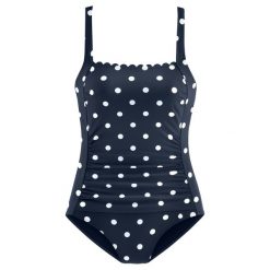 Strój kąpielowy Jada. Białe stroje jednoczęściowe LASCANA, bez wzorów, z elastanu, sportowe. Za 381.00 zł.