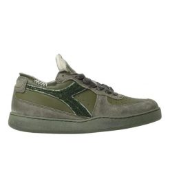 Buty do chodzenia damskie Diadora Mi Basket Row Cut Terry. Zielone buty treningowe Diadora, bez wzorów, z gumy, bez zapięcia, trekkingowe. Za 487.00 zł.
