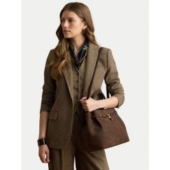 Torebka LAUREN RALPH LAUREN. Brązowe torebki klasyczne Lauren Ralph Lauren, bez wzorów, bez dodatków. Za 2,399.00 zł.