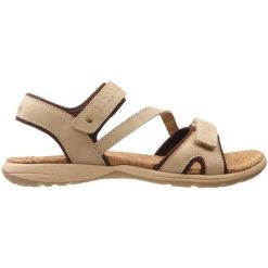 Sandały damskie Whistler Zamora. Białe sandały WHISTLER, bez wzorów, z materiału, eleganckie, bez obcasa, bez zapięcia. Za 245.00 zł.