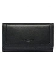 Liebeskind Berlin Skórzany portfel w kolorze czarnym - 19 x 10 x 2 cm rozmiar: onesize. Czarne portfele Liebeskind Berlin, bez wzorów, z materiału. Za 346.18 zł.