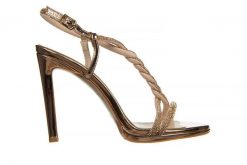 Sandały Bayla-187 589-1747 Rose 187060, Różowe złoto, Skóra ekologiczna - 37. Żółte sandały Bayla, bez wzorów, z lakierowanej skóry, bez obcasa, na platformie, bez zapięcia. W wyprzedaży za 179.10 zł.