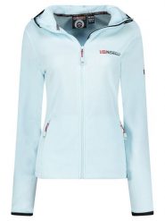 Geographical Norway Kurtka polarowa "Unicia" w kolorze błękitnym rozmiar: XXL. Niebieskie kurtki Geographical Norway, xxl, bez wzorów, z polaru, bez kaptura. Za 88.02 zł.
